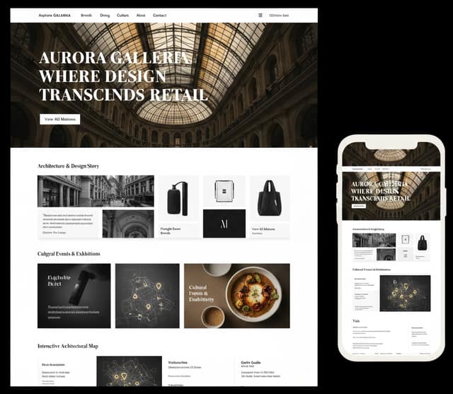 Concept design – Art gallery style
